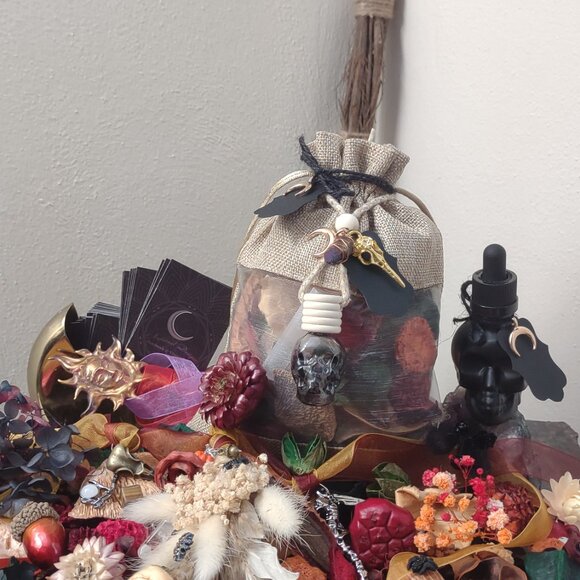 Lughnasadh Lammas Sabbat Ritual Aromatherapy Gift Set - Harvest Apple Scented - Picture 2 of 9